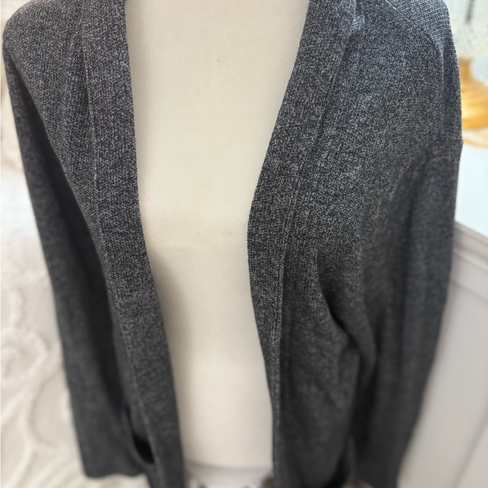 Guess Charcoal Open-Front Cardigan - Picture 6 of 9